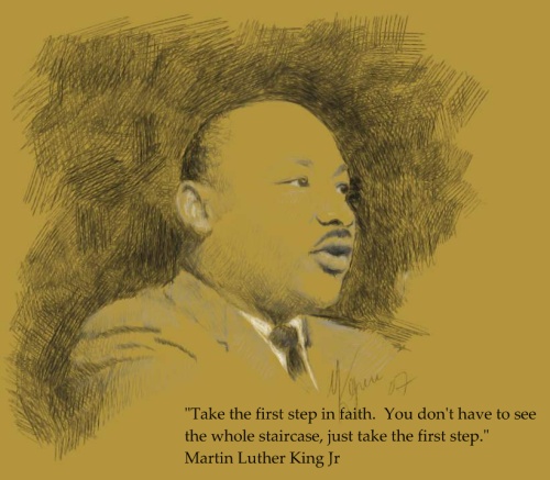 Inspirational quote from Martin Luther King Jr